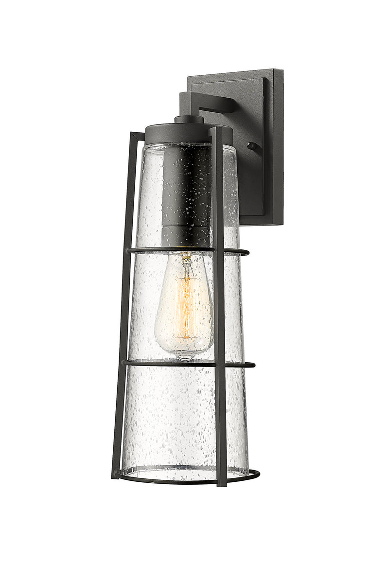Z-Lite 591B-BK One Light Outdoor Wall Light, Black