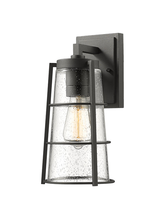 Z-Lite 591M-BK One Light Outdoor Wall Light, Black