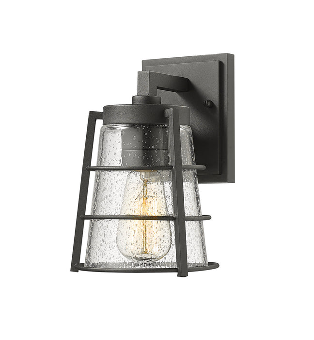 Z-Lite 591S-BK One Light Outdoor Wall Light, Black