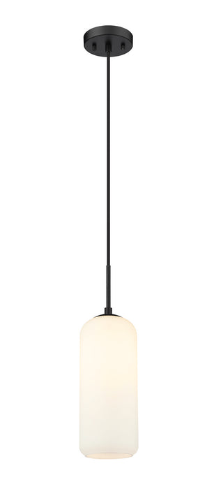 Z-Lite 732P17-MB One Light Pendant, Matte Black
