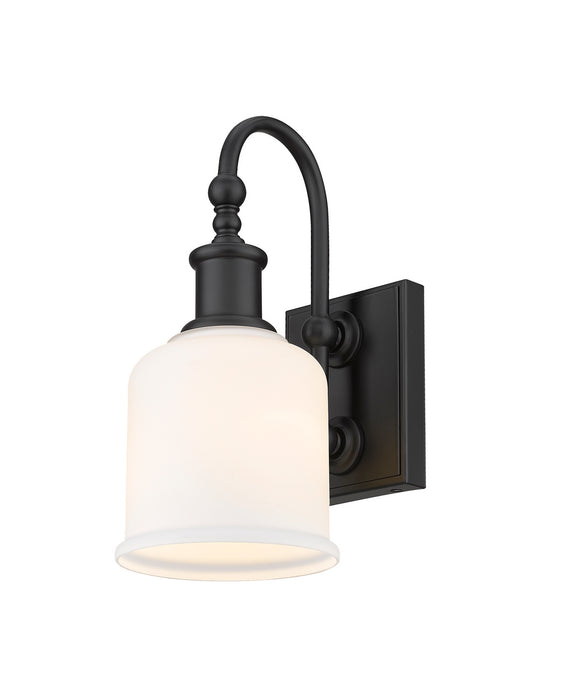 Z-Lite 733-1S-MB One Light Wall Sconce, Matte Black