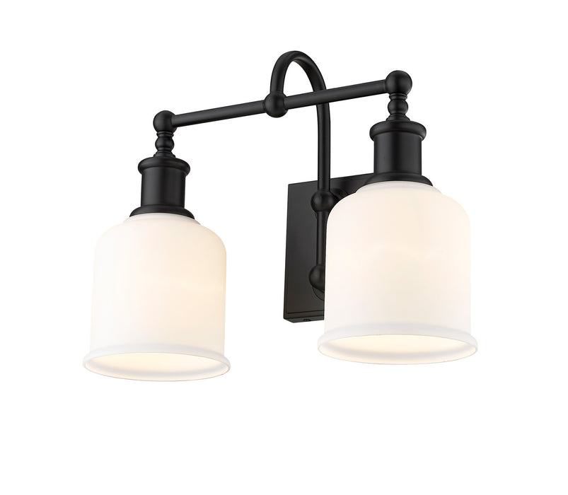 Z-Lite 733-2V-MB Two Light Vanity, Matte Black