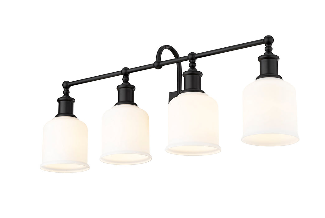 Z-Lite 733-4V-MB Four Light Vanity, Matte Black