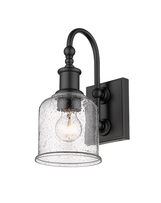 Z-Lite 734-1S-MB One Light Wall Sconce, Matte Black