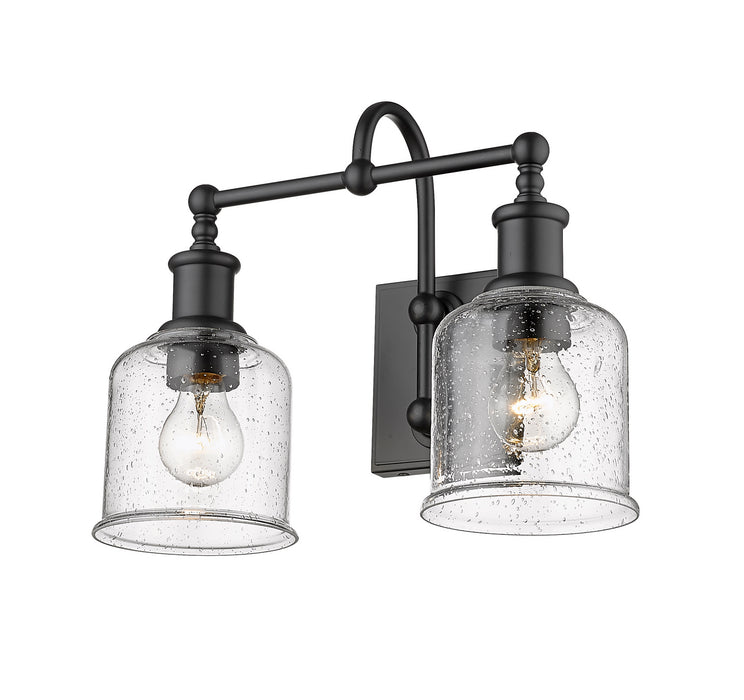 Z-Lite 734-2V-MB Two Light Vanity, Matte Black