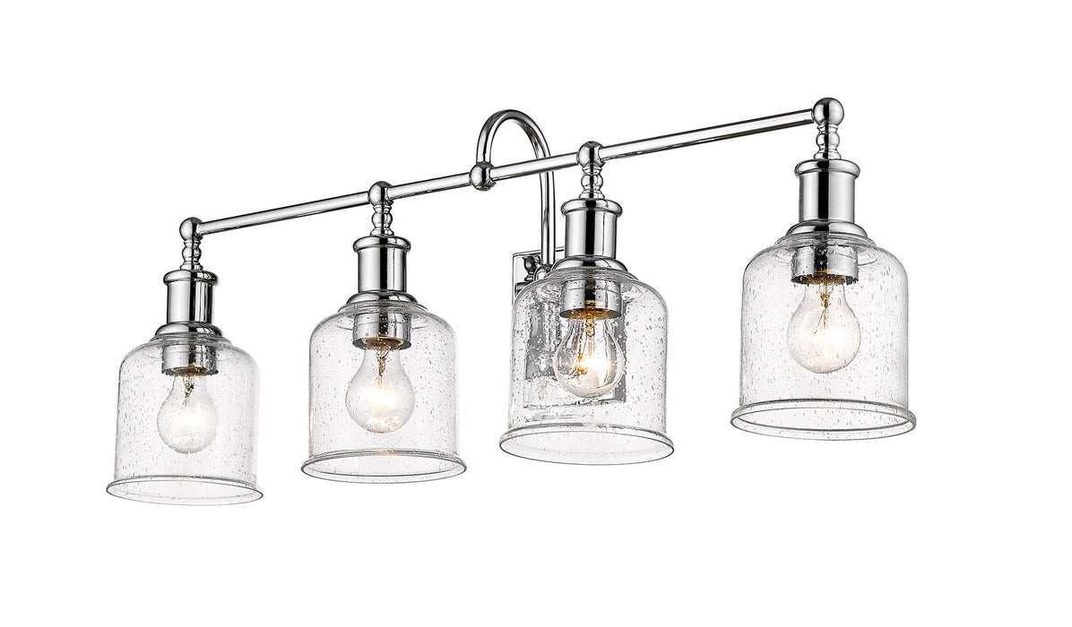 Z-Lite 734-4V-CH Four Light Vanity, Chrome