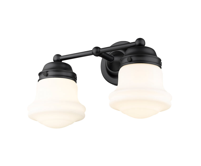 Z-Lite 735-2V-MB Two Light Vanity, Matte Black
