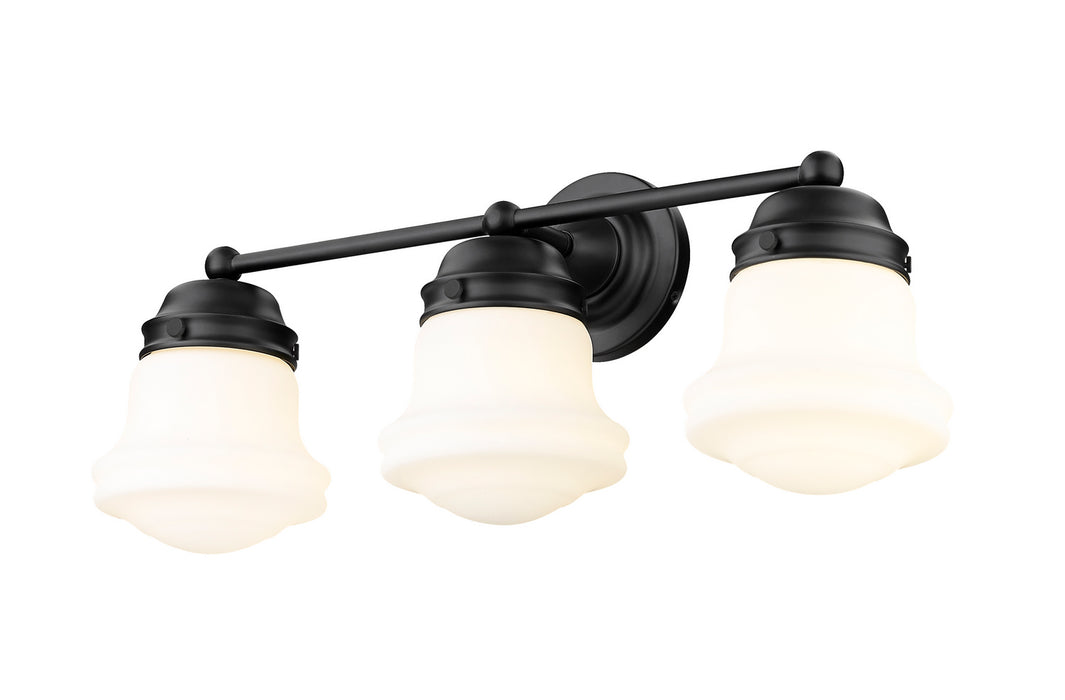 Z-Lite 735-3V-MB Three Light Vanity, Matte Black