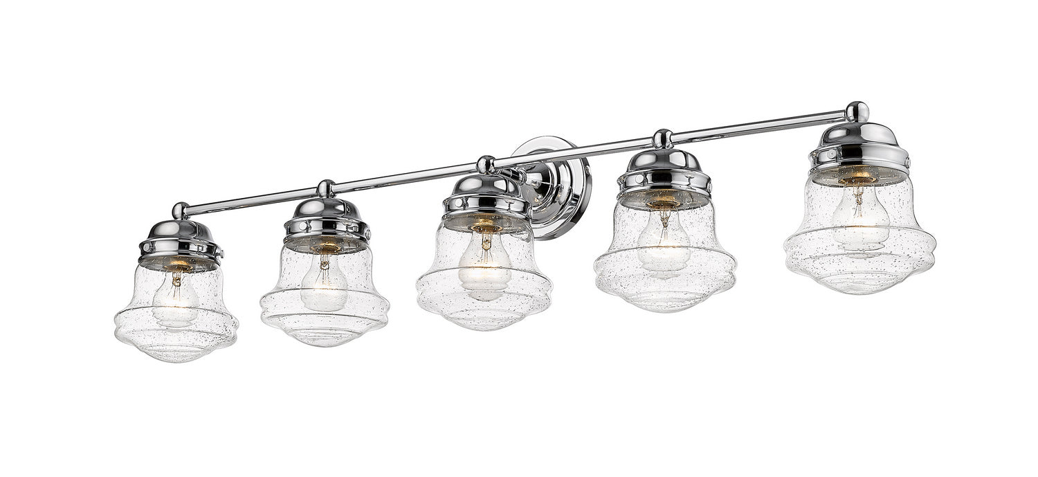 Z-Lite 736-5V-CH Five Light Vanity, Chrome
