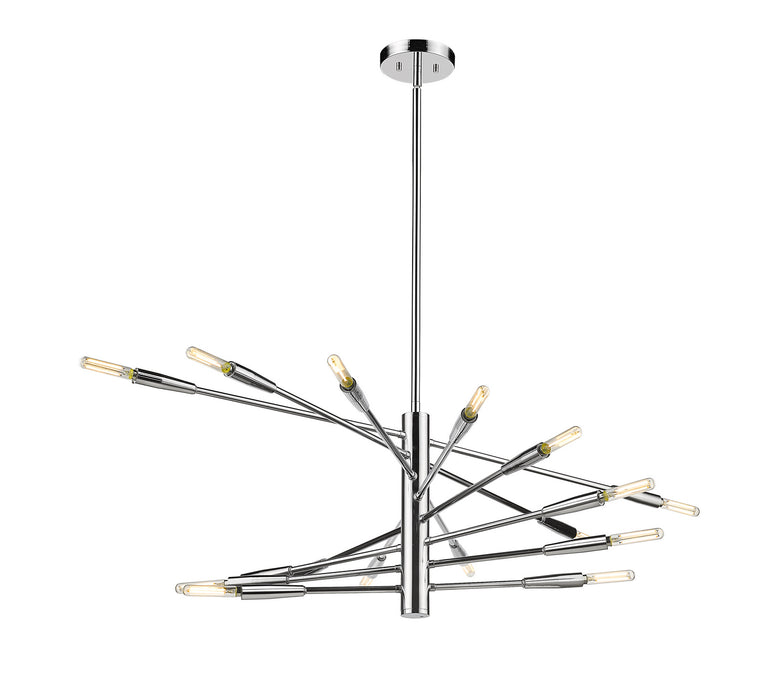 Z-Lite 737-16CH 16 Light Chandelier, Chrome