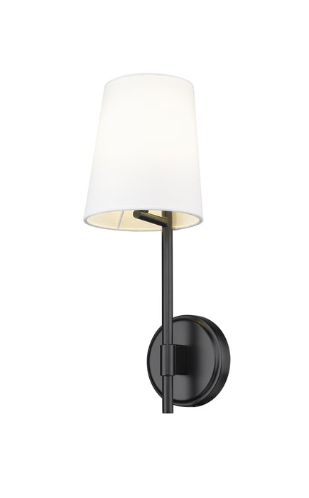 Z-Lite 816-1S-MB One Light Wall Sconce, Matte Black