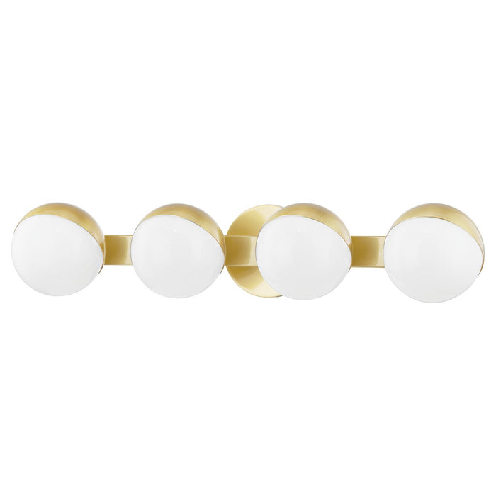 Hudson Valley 1664-AGB LED Bath Bracket, Aged Brass