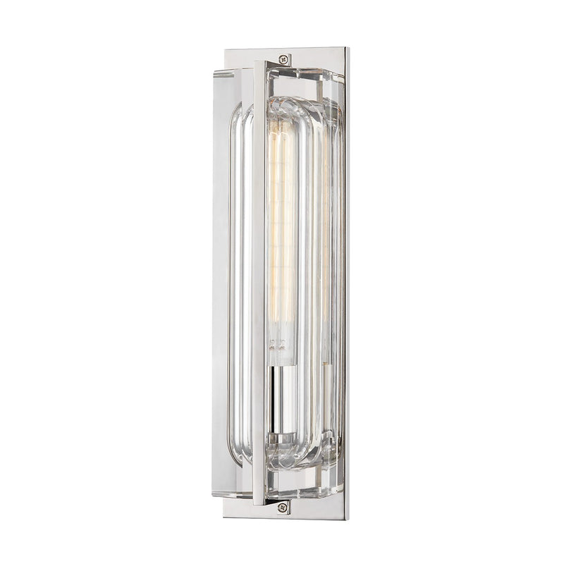 Hudson Valley 1731-PN One Light Wall Sconce, Polished Nickel