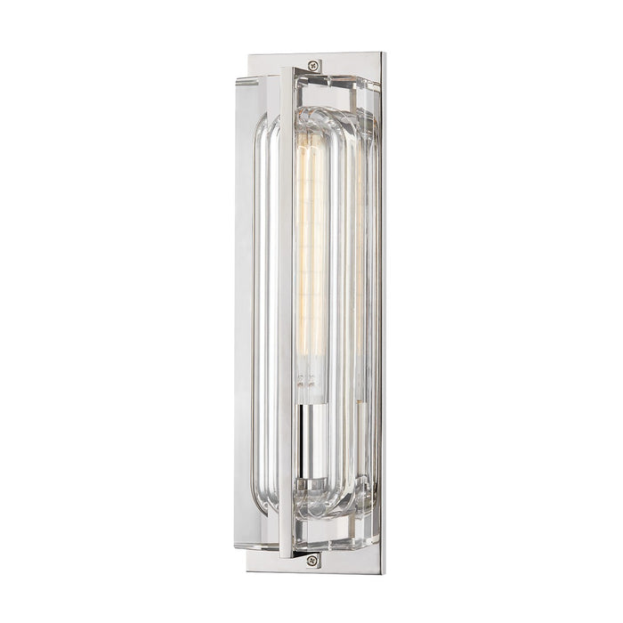 Hudson Valley 1731-PN One Light Wall Sconce, Polished Nickel
