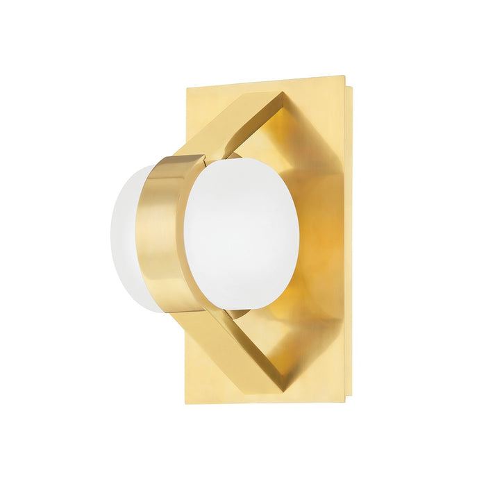 Hudson Valley 2700-AGB LED Wall Sconce, Aged Brass