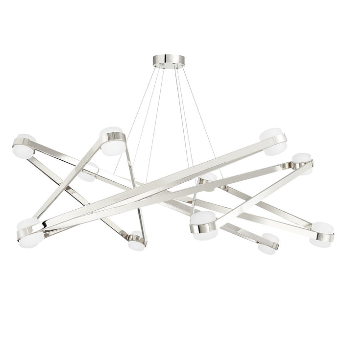 Hudson Valley 2756-PN LED Chandelier, Polished Nickel