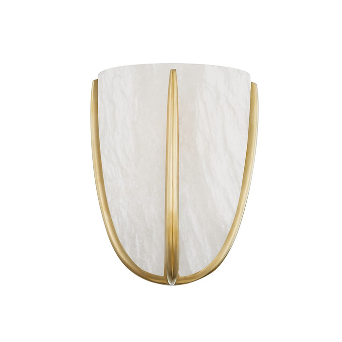 Hudson Valley 3500-AGB One Light Wall Sconce, Aged Brass