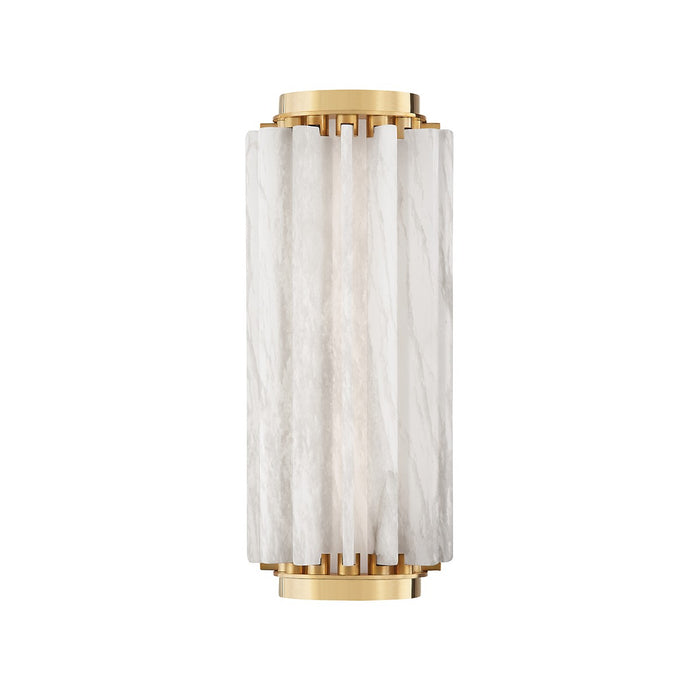 Hudson Valley 6013-AGB LED Wall Sconce, Aged Brass