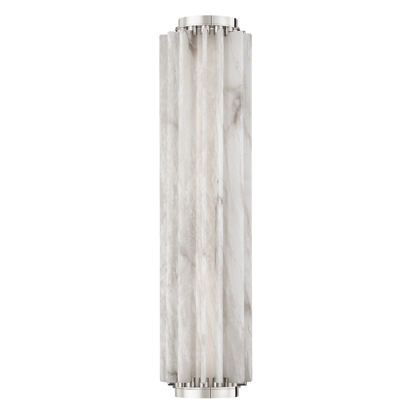 Hudson Valley 6024-PN LED Wall Sconce, Polished Nickel