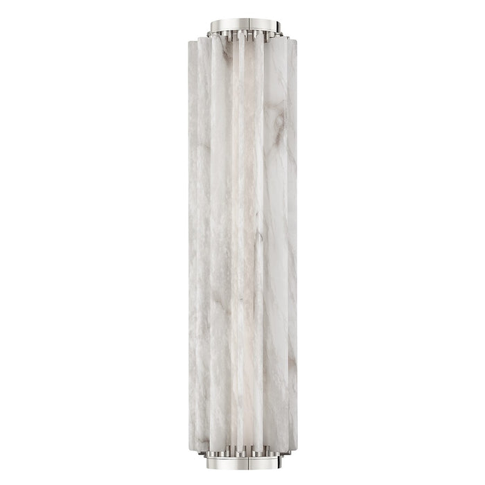 Hudson Valley 6024-PN LED Wall Sconce, Polished Nickel