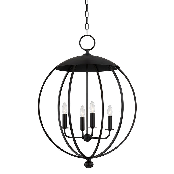 Hudson Valley 9124-AI Four Light Lantern, Aged Iron