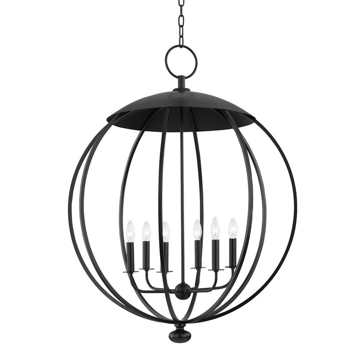 Hudson Valley 9132-AI Six Light Lantern, Aged Iron