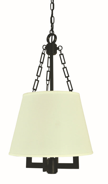 Framburg 5604 MBLACK Four Light Mini Chandelier, Matte Black