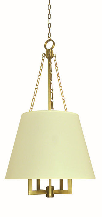 Framburg 5605 BR Five Light Chandelier, Brushed Brass