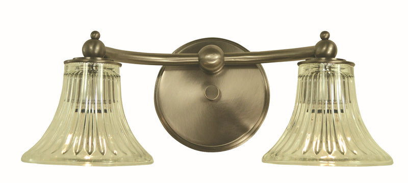 Framburg 5622 BN Two Light Wall Sconce, Brushed Nickel
