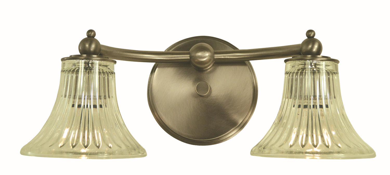 Framburg 5622 BN Two Light Wall Sconce, Brushed Nickel