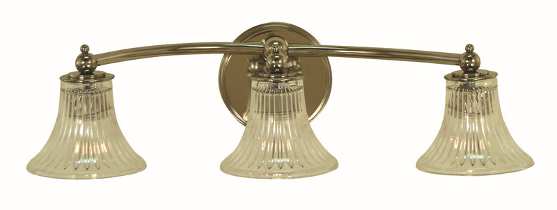 Framburg 5623 PN Three Light Wall Sconce, Polished Nickel