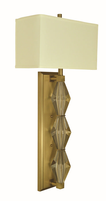 Framburg 5670 BR Two Light Wall Sconce, Brushed Brass