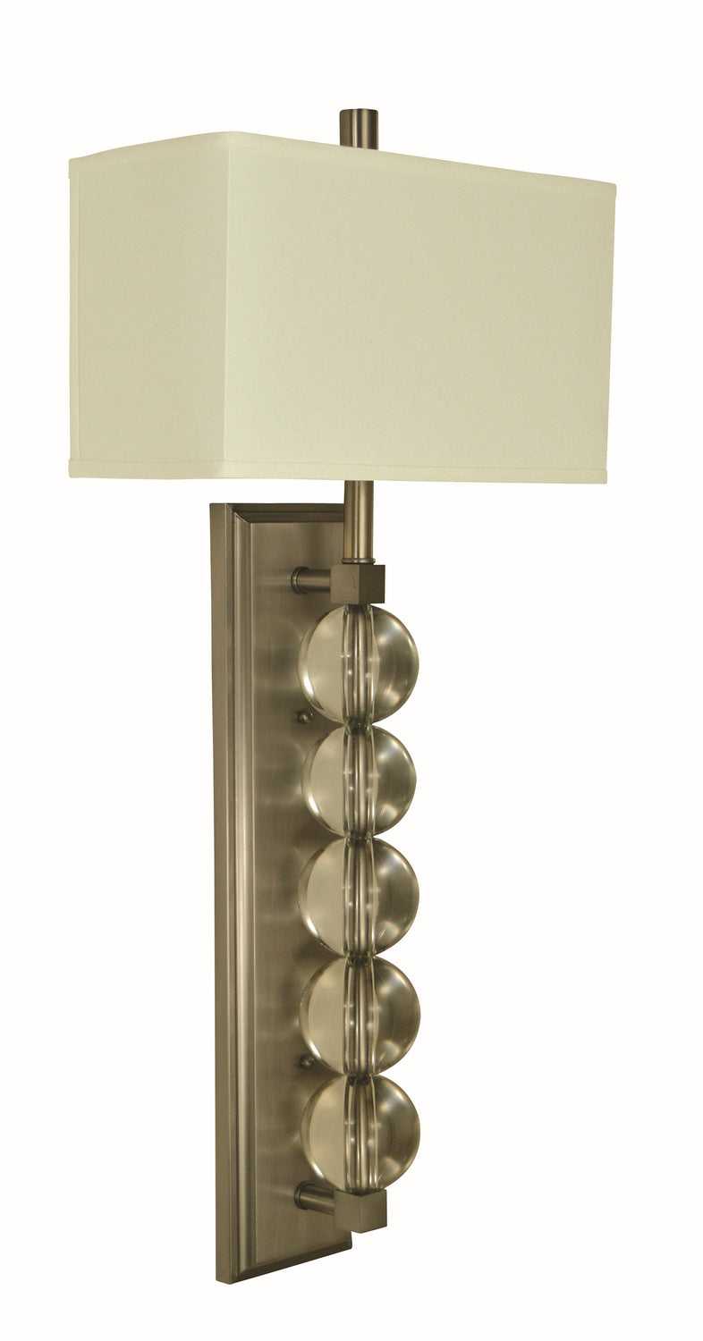 Framburg 5671 BN Two Light Wall Sconce, Brushed Nickel