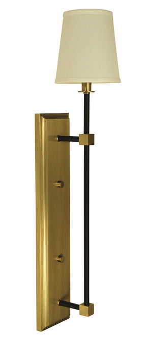 Framburg 5676 BR/MBLACK One Light Wall Sconce, Brushed Brass/Matte Black