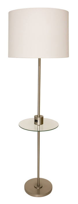 House of Troy BR102-SN One Light Floor Lamp, Satin Nickel