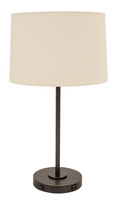 House of Troy BR150-OB One Light Table Lamp, Oil Rubbed Bronze