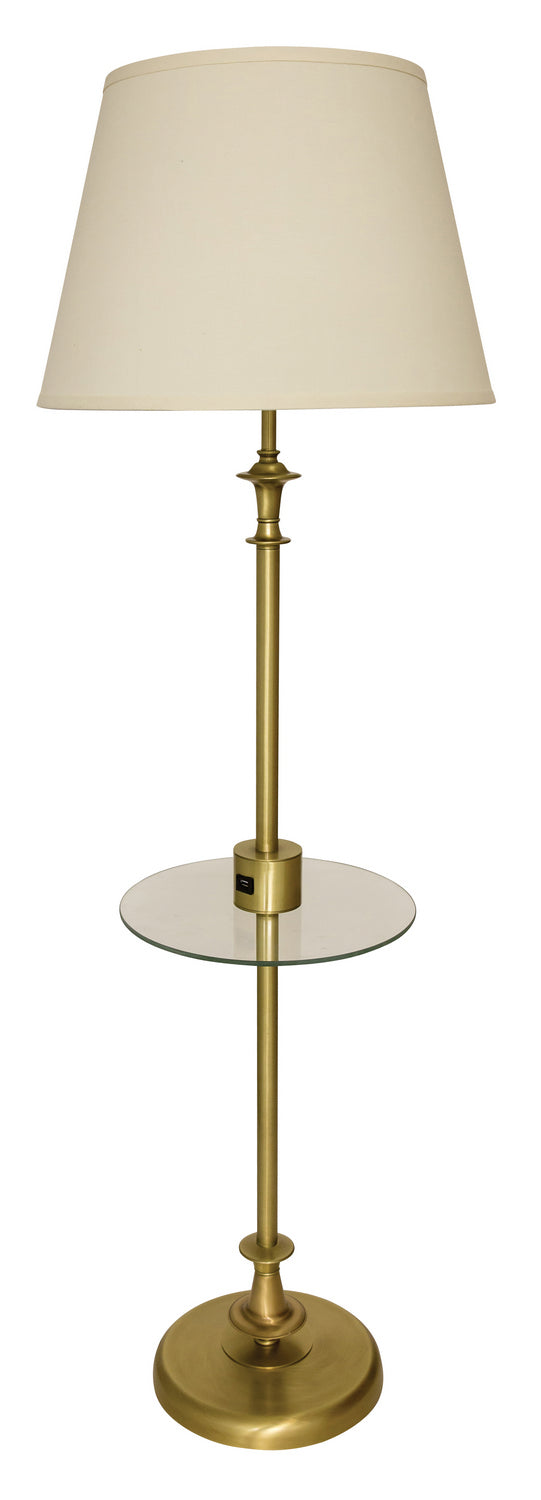 House of Troy RA302-AB One Light Floor Lamp, Antique Brass