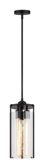 Matteo Lighting C62203BK Three Light Pendant, Black