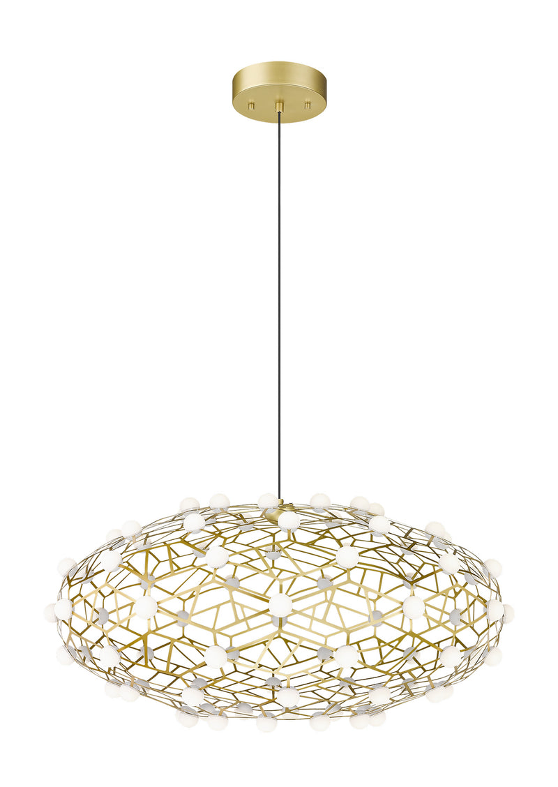 Matteo Lighting C76330GL LED Chandelier, Gold