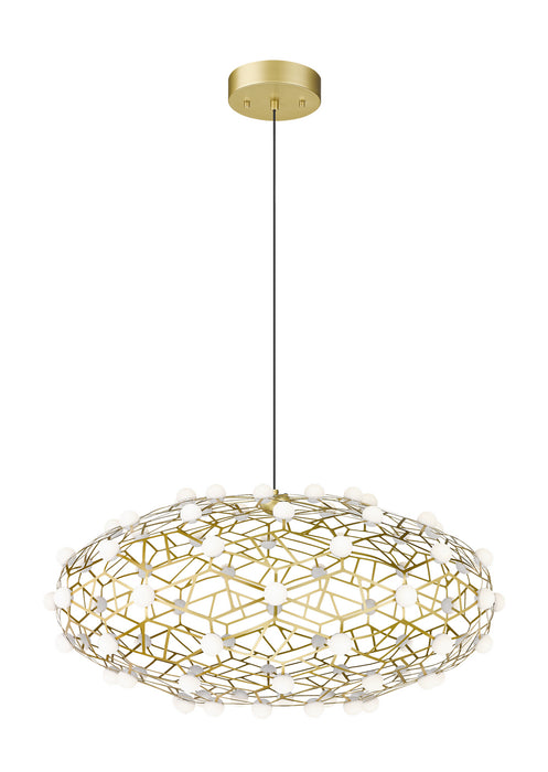 Matteo Lighting C76330GL LED Chandelier, Gold