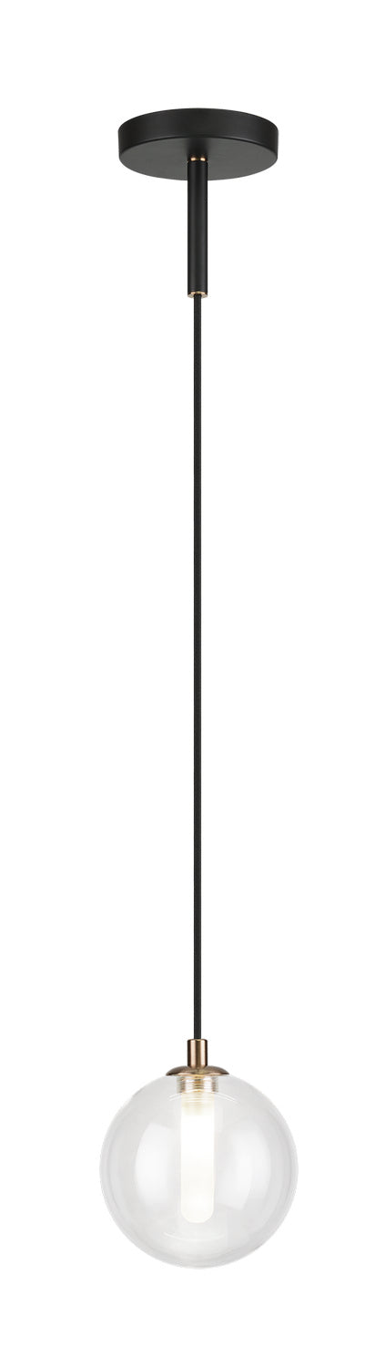 Matteo Lighting C81001CL One Light Pendant, Clear
