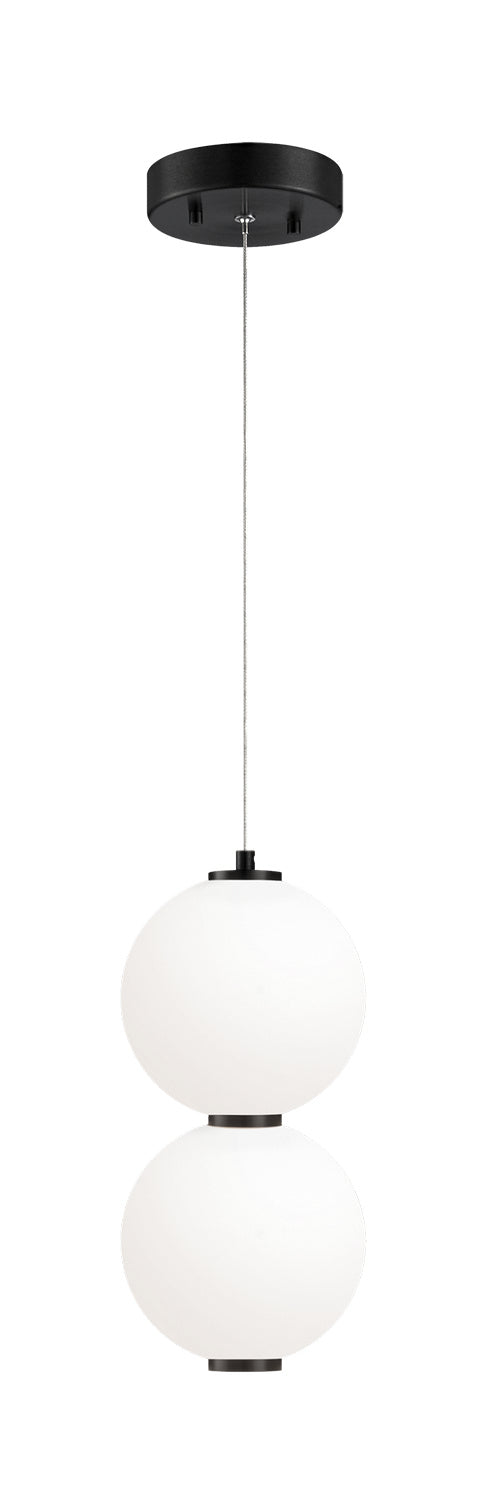 Matteo Lighting C82421OB LED Pendant, Oxidized Black