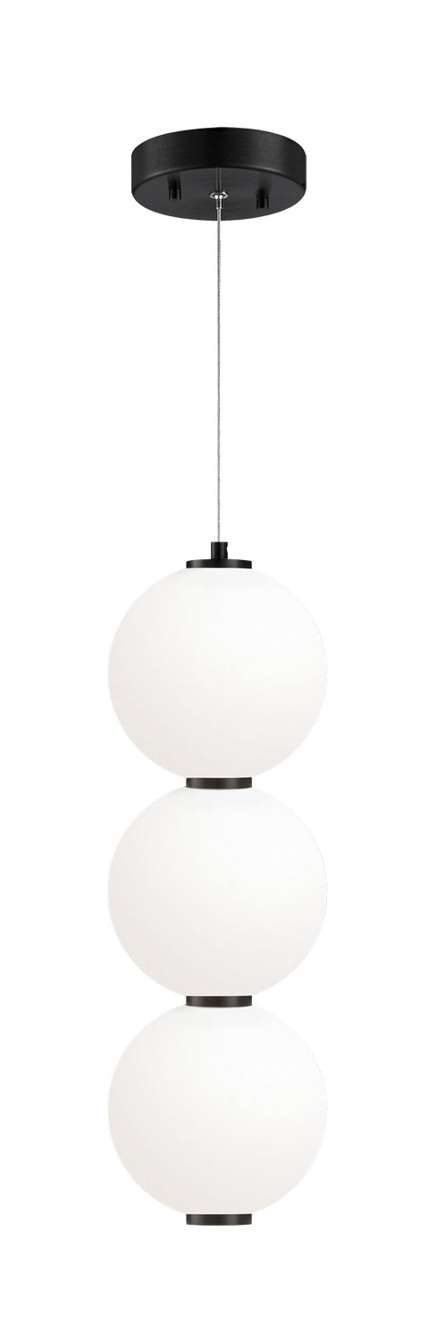 Matteo Lighting C82431OB LED Pendant, Oxidized Black