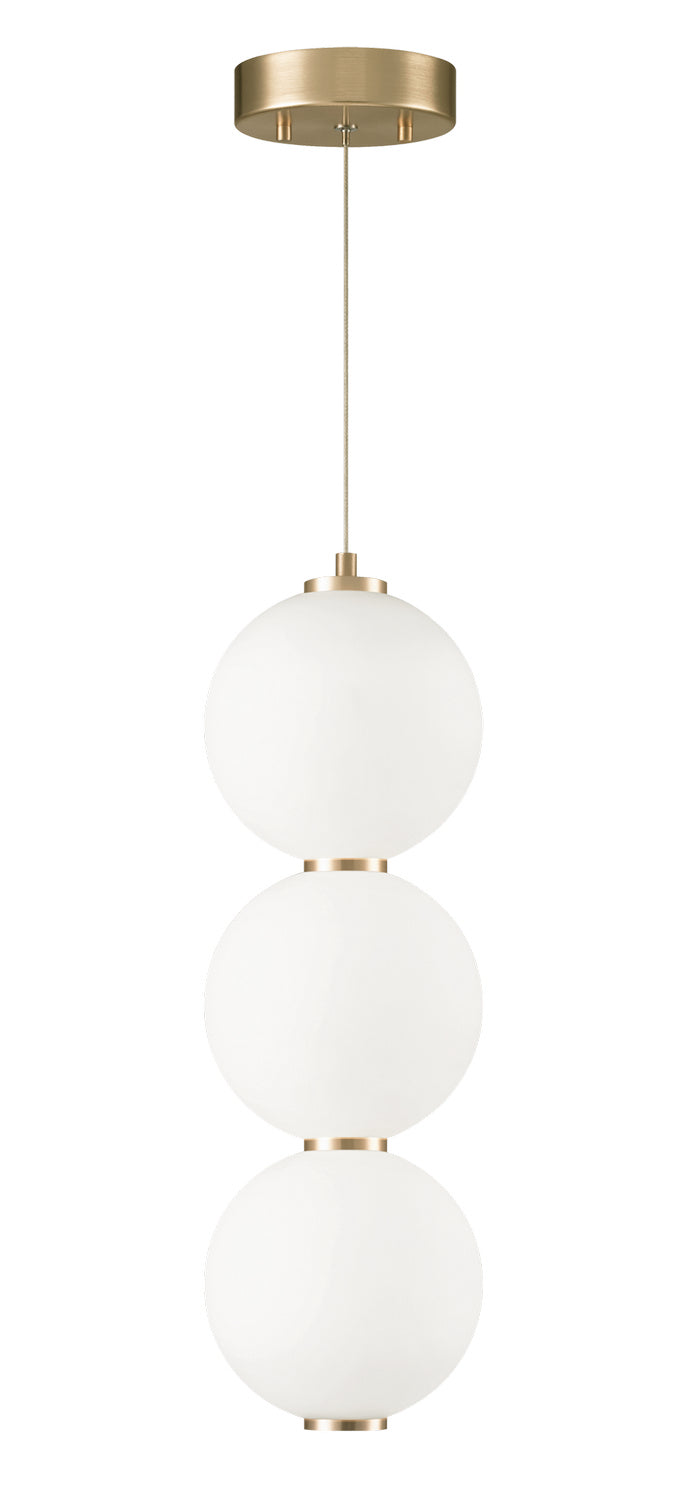 Matteo Lighting C82431OG LED Pendant, Oxidized Gold