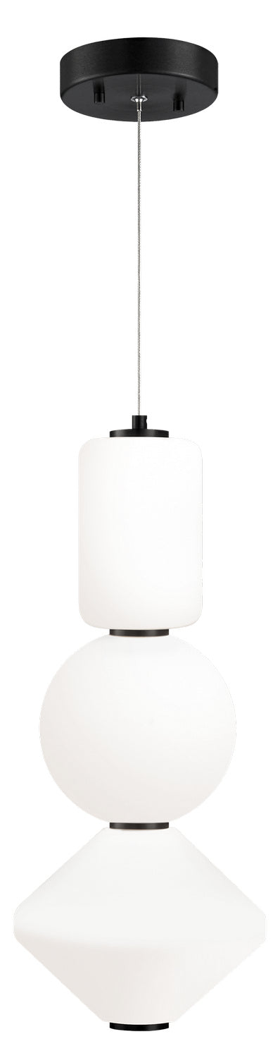 Matteo Lighting C82432OB LED Pendant, Oxidized Black