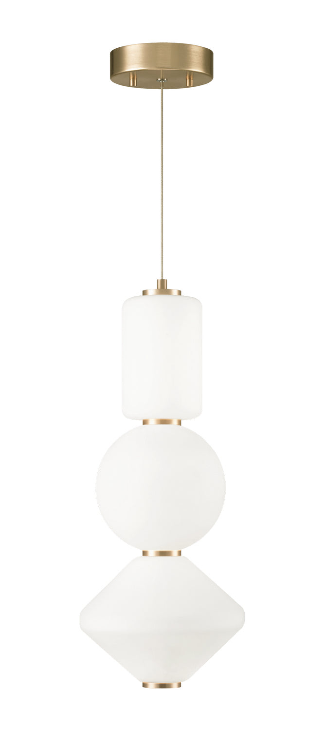 Matteo Lighting C82432OG LED Pendant, Oxidized Gold