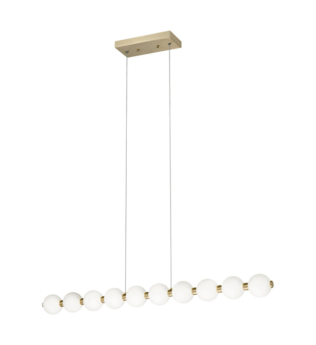 Matteo Lighting C83437OG LED Chandelier, Oxidized Gold