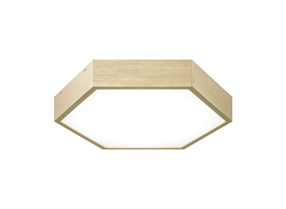 Matteo Lighting M12611OG LED Flush Mount, Oxidized Gold