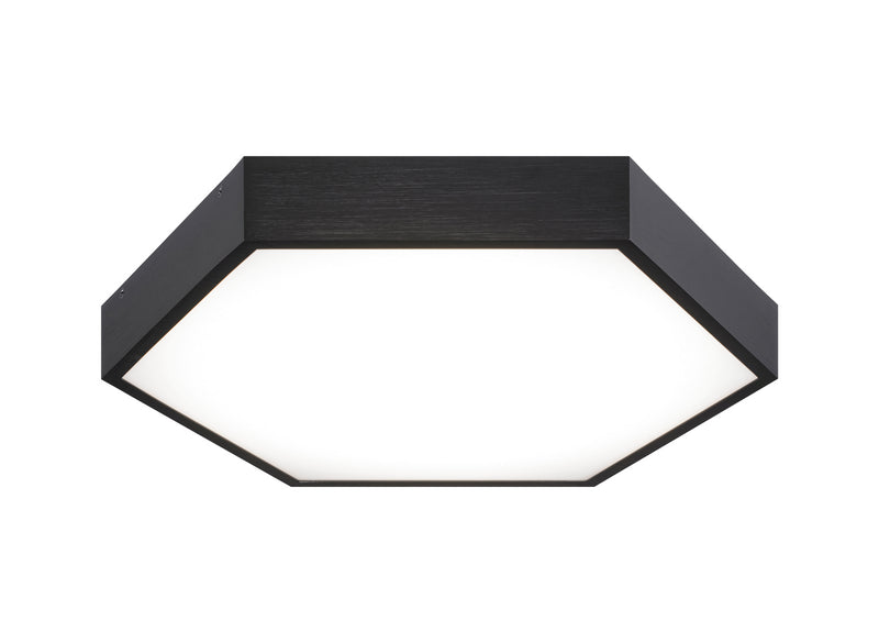 Matteo Lighting M12614OB LED Flush Mount, Oxidized Black