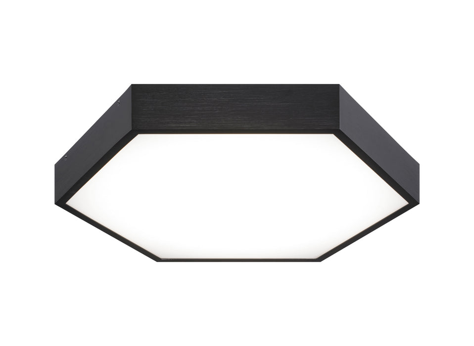 Matteo Lighting M12614OB LED Flush Mount, Oxidized Black